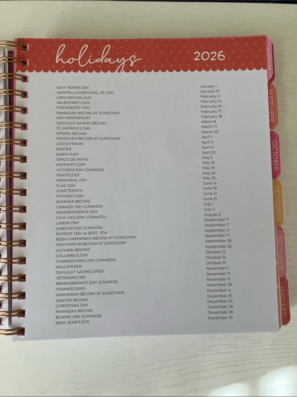 The Creative Expert 17 Month Planner -  August 2026 - December 2027 (NWT)